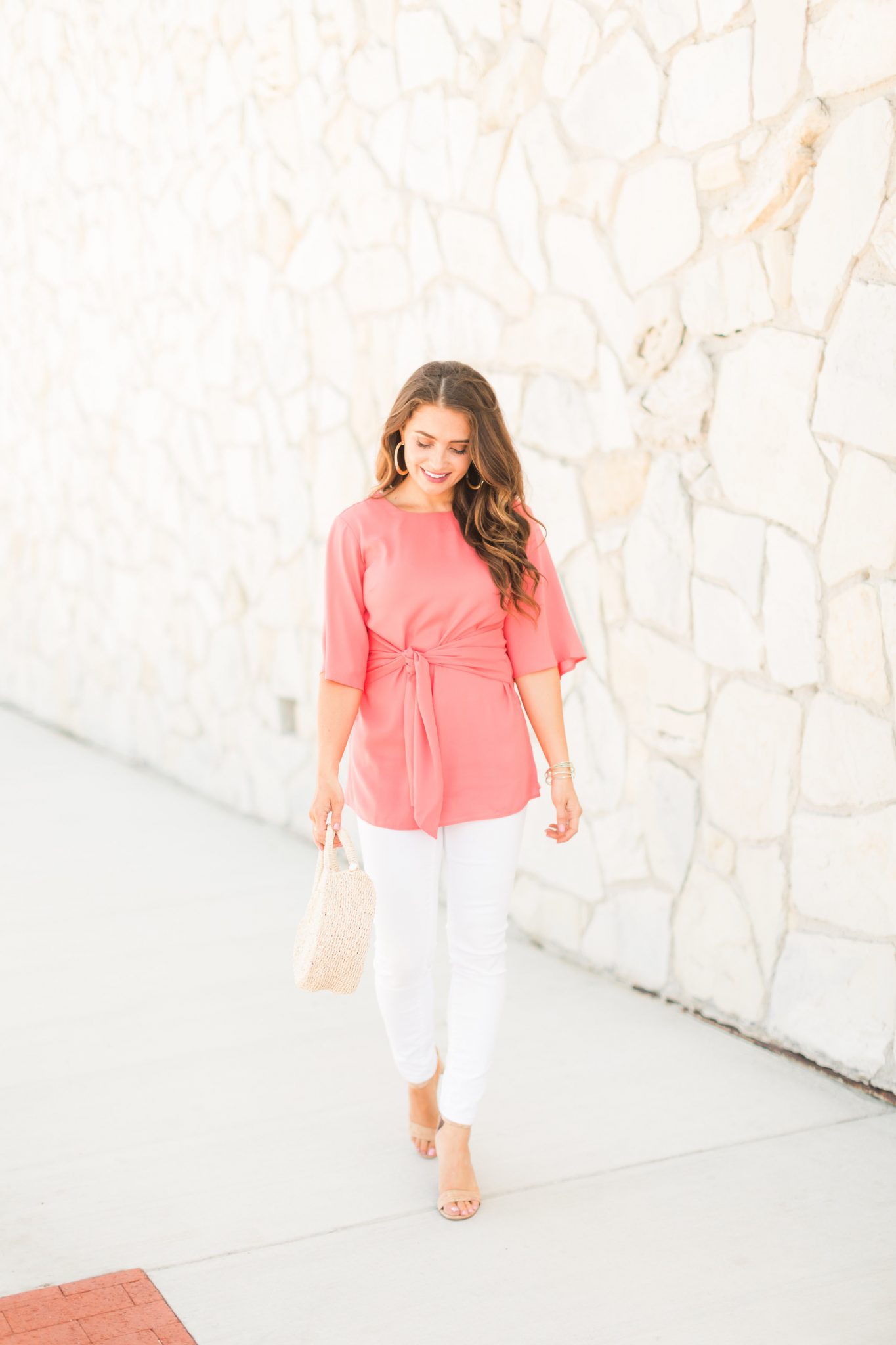 Ann Taylor Figure flattering clothes featured by popular Orange County fashion blogger, Maxie Elle